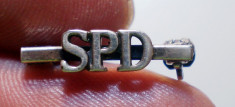 I.253 INSIGNA GERMANIA PARTID POLITIC SPD 17mm foto