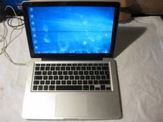laptop APPLE macbook A1278 , INTEL P7350 , DDR3 , functional , pt piese foto