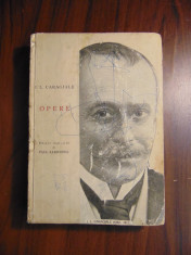 Opere, vol 1 - I.L. Caragiale (1930). Editia Zarifopol. Exemplar numerotat. foto