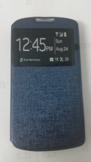 Husa LG Leon 4G - Book Type Blue foto