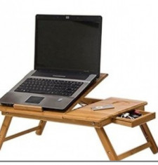 Masuta laptop din bambus Practic HomeWork foto