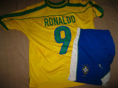 Echipament fotbal BRAZILIA RONALDO Nike 98 foto