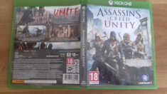 Assasin&amp;#039;s Creed unity - XBOX ONE [A, fis] - CITESTE DESCRIEREA ! foto
