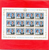 LUXEMBURG 1981-Colita nestampilata cu FAMILIA PRINCIARA ,conform scan,MNH, Nestampilat