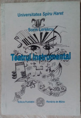 SORIN LERESCU (COMPOZITOR RCM) - TEATRUL INSTRUMENTAL (2001) foto