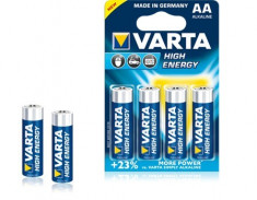 Set 4 baterii alcaline Varta AA Practic HomeWork foto