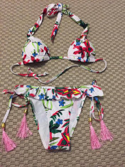 Costum de baie 2 piese, Dres de baie, Costum dama sutien si slip, Costum de baie foto