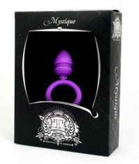 Inel pentru penis cu vibrator - Mistique - Mov foto