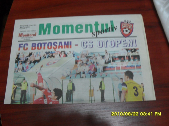 program FC Botosani - CS Otopeni