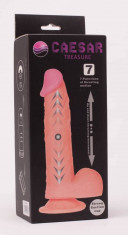 Vibrator cu ventuza si telecomanda Caesar foto