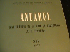 ANUARUL INSTIT.DE ISTORIE SI ARHEOLOGIE A. D. XENOPOL-XIV/1977-735 PG A4- foto