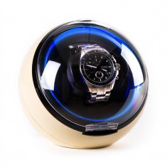 Klarstein St.Gallen Deux Watch Winder 4 moduri de LED-uri crem foto