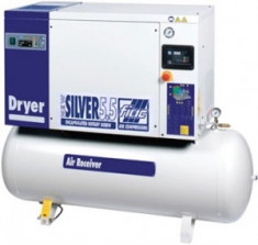 Compresor cu surub si uscator tip NEW SILVER D 7,5/300 Import ProTools foto