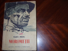 MARIN PREDA - MOROMETII ( editia 1961, coperta ilustrata de Perahim ) * foto