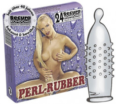 Prezervative - Secura Pearl rubber 24 buc. foto