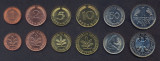 GERMANIA RFG █ SET DE MONEDE █ 1, 2, 5, 10, 50 Pfennig 1 DM Mark █ 1990-1996 UNC, Europa