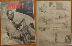 Revista aviatiei germane Luftwaffe , Der Adler , nr. 1 , 1942 , in limba romana foto
