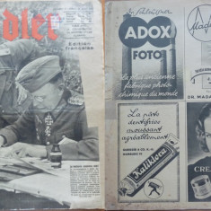 Revista aviatiei germane Luftwaffe , Der Adler , nr. 17 , 1943 , limba franceza