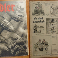 Revista aviatiei germane Luftwaffe , Der Adler , nr. 7 , 1942 , in limba romana