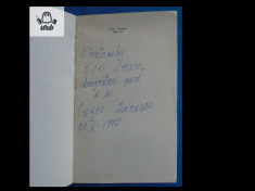 Cezar Ivanescu Rod III Cartea Romaneasca 1975 dedicatie autograf foto