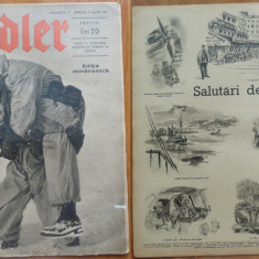 Revista aviatiei germane Luftwaffe , Der Adler , nr. 7 , 1943 , in limba romana