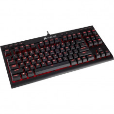 Tastatura Gaming Corsair K63 Red LED Cherry MX Red Layout NA foto