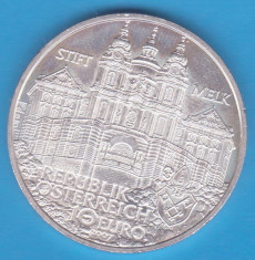 (2) MONEDA DIN ARGINT AUSTRIA - 10 EURO 2007 - STIFT MELK foto