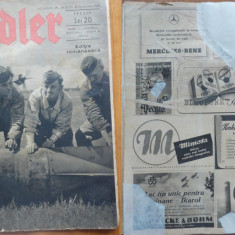 Revista aviatiei germane Luftwaffe , Der Adler , nr. 19 , 1943 , in limba romana