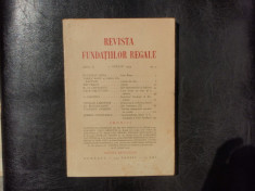 Revista fundatiilor regale no.4 anul II Aprilie 1935 foto