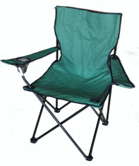 Scaun camping pescuit pliant LZ-A6011 52x52x85cm verde Raki foto