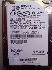 hdd 250gb Hitachi HTS543225L9A300 testat garantie 6luni foto