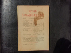 Revista fundatiilor regale no.10 anul II OCtombrie 1935 foto