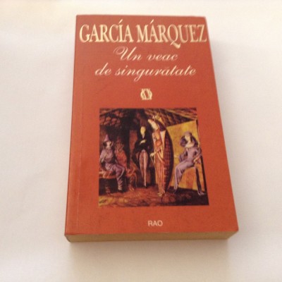 GARCIA MARQUEZ - UN VEAC DE SINGURATATE,R2 foto