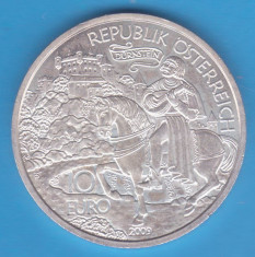 (1) MONEDA DIN ARGINT AUSTRIA - 10 EURO 2009 - DURNSTEIN foto