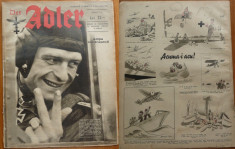 Revista aviatiei germane Luftwaffe , Der Adler , nr. 8 , 1942 , Antonescu foto