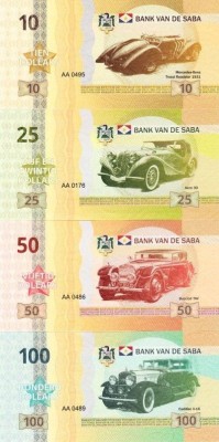!!! FANTASY NOTES : SABA - LOT COMPLET AUTOMOBILE (8 BUC.) 2016 - UNC foto