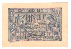 SV * Romania 1 LEU 1920 , 17 iulie AUNC+ / UNC foto