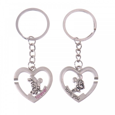 Set Breloc Pentru Cuplu / Indragostiti - MICKEY AND MINNI MOUSE Set / 2Buc foto