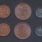 NORVEGIA █ SET DE MONEDE █ 1+2+5+10+25 Ore █ 1971-1973 █ UNC