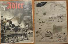 Revista aviatiei germane Luftwaffe , Der Adler , nr. 3 , 1942 , in limba romana foto