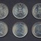MAREA BRITANIE █ SET MONEDE █ 5 + 5 + 5 Pence █ 1969 + 1970 + 1971 █ KM911 UNC