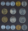 CEHOSLOVACIA SET COMPLET DE MONEDE █ 1+5+10+20+50 Haleru 1+2+5 Korun 1962-90 UNC, Europa