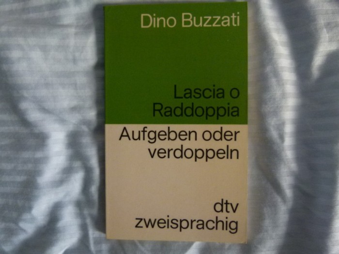 Dino buzatti - lascia or riddoppia - it. - german