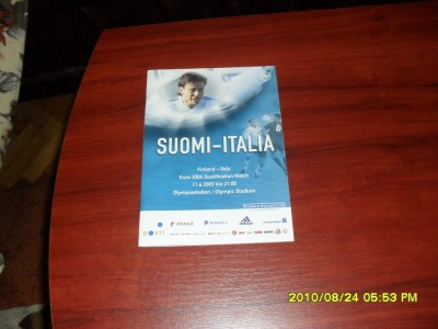program Finlanda - Italia foto