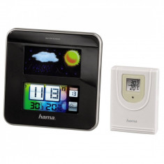 Statie meteo Hama Color EWS-1200 Black foto