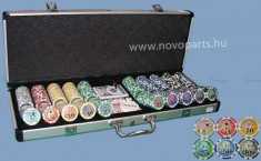 Set poker 500, numerotat, Laser-A, 11,5G foto