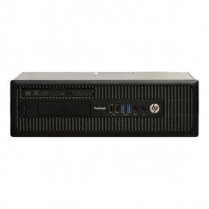 Calculator HP ProDesk 600 G1 Desktop, Intel Core i3 Gen 4 4130 3.4 GHz, 4 GB DDR3, 250 GB HDD SATA, DVDRW foto