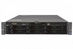 Server DELL PowerEdge R710, Rackabil 2U, 2 Procesoare Intel Quad Core Xeon L5520 2.26 GHz, 128 GB DDR3 ECC Reg, 2 x 2 TB HDD SATA NOU, DVD-ROM, Raid foto