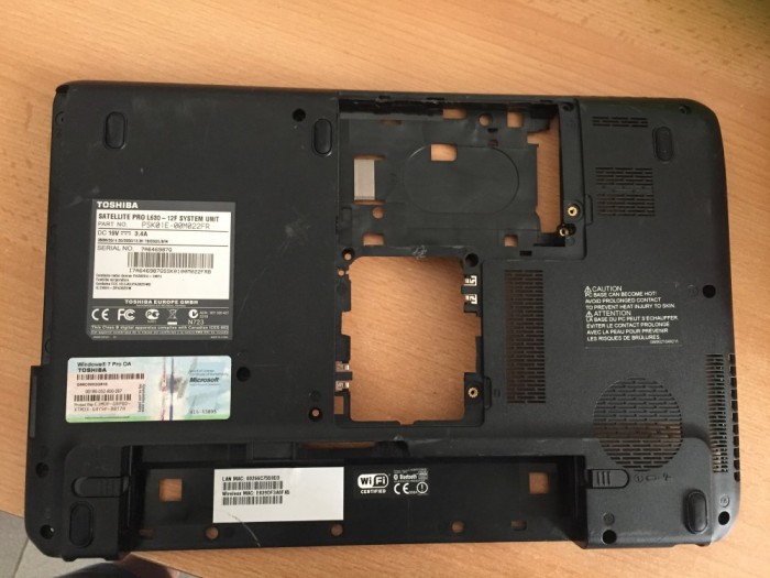 Bottomcase Toshiba satellite L630 A136