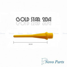 Varf darts 2BA Gold Star, galben foto